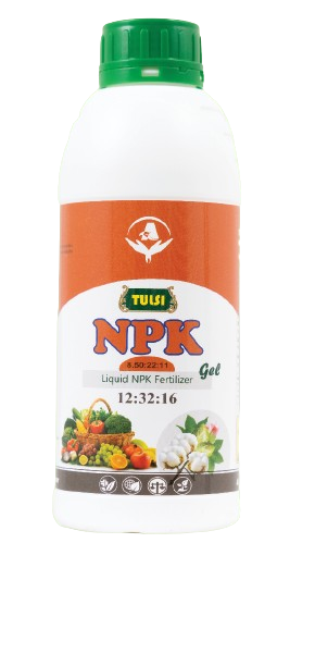 NPK - 12:32:16 | Liquid Gel Fertilizer | 100% Water Soluble | Suitable for foliar application in all crops