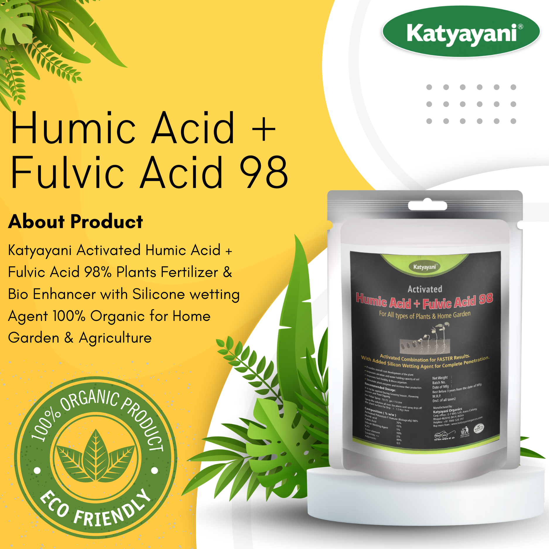 Katyayani Activated Humic Acid + Fulvic Acid