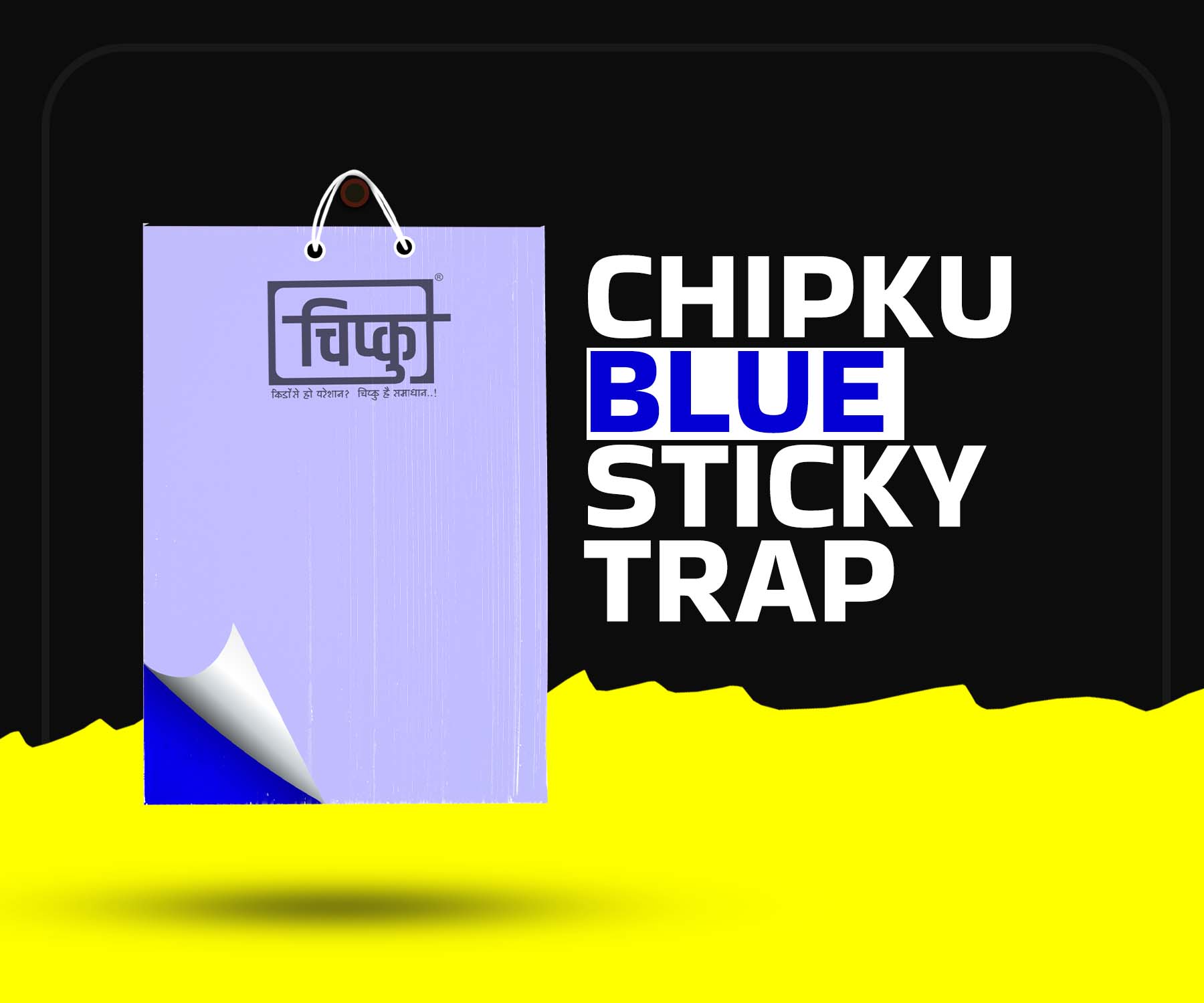 Chipku White sticky insect glue trap  