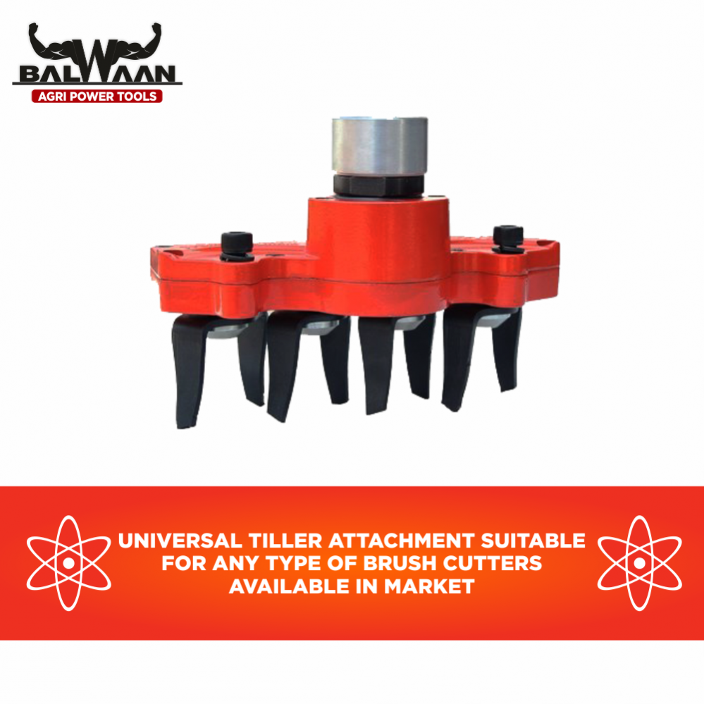 Balwaan Tiller Attachment Vertical Type (9 INCH) Universal