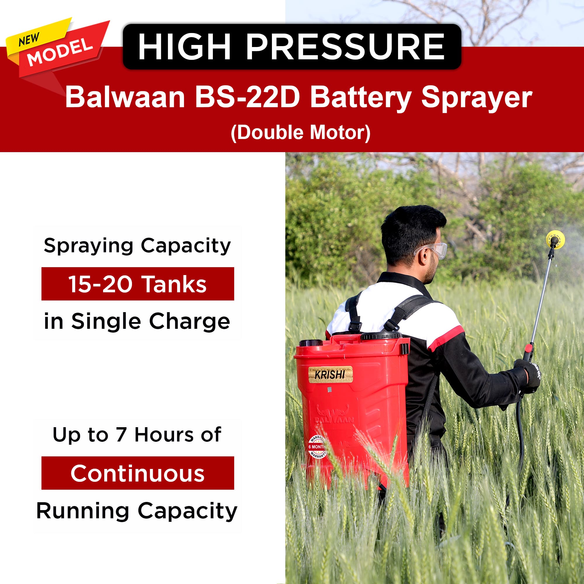 BALWAAN BS 22 BATTERY SPRAYER(BS2-1208)