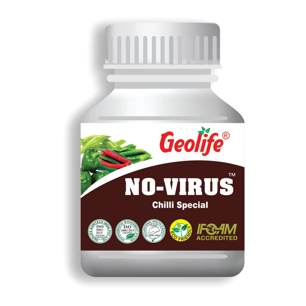 Geolife No Virus Chilli Special, Organic Virucide for Plants
