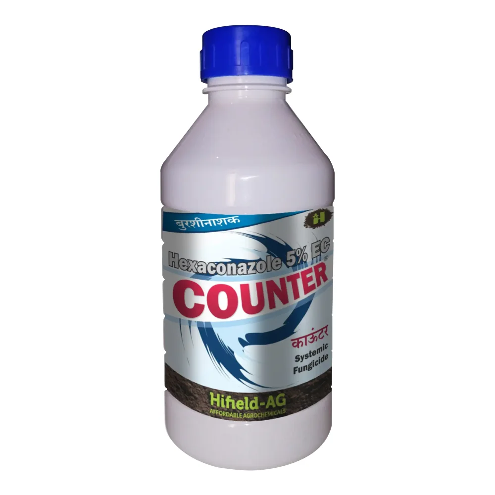 Hifield-AG | Counter – Hexaconazole 5% EC | Systemic Fungicide for Fungal Disease Control | Protects Crops from Sheath Blight, Leaf Spot, Powdery Mildew & Rust