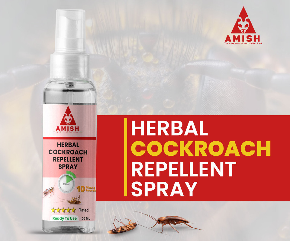 Amish Cockroach Spray Special Ready To Use Spray For Home, Office, Warehouse/repellent/indoor Cockroach spray Safe eco-friendly solution