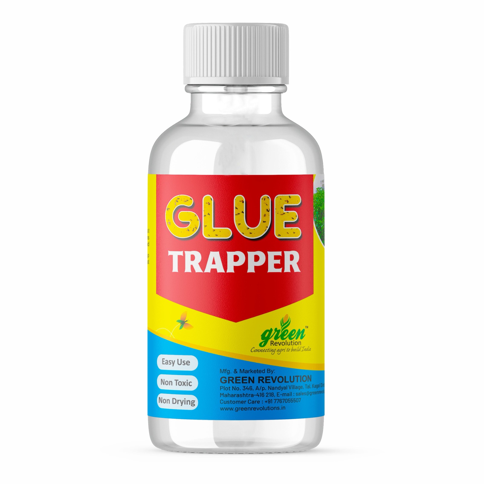  Glue Trapper – Insect Sticky Trap for Garden & Farm | Controls Whitefly, Thrips, Aphids & Other Flying Pests