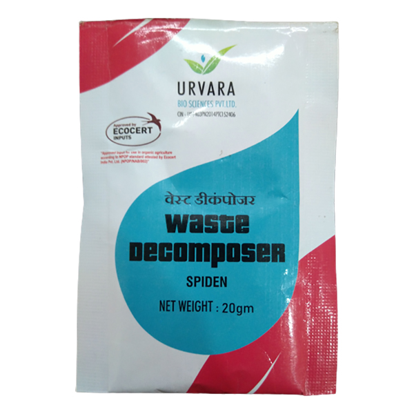 100% Organic Waste Decomposer Powder Form 20 gm pouch X 10