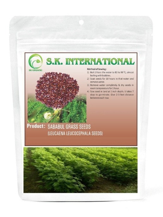 SK ORGANIC Sababul Grass Seeds For Cattle Fodder  like- Goat, Sheep, Cow, Buffalo etc.